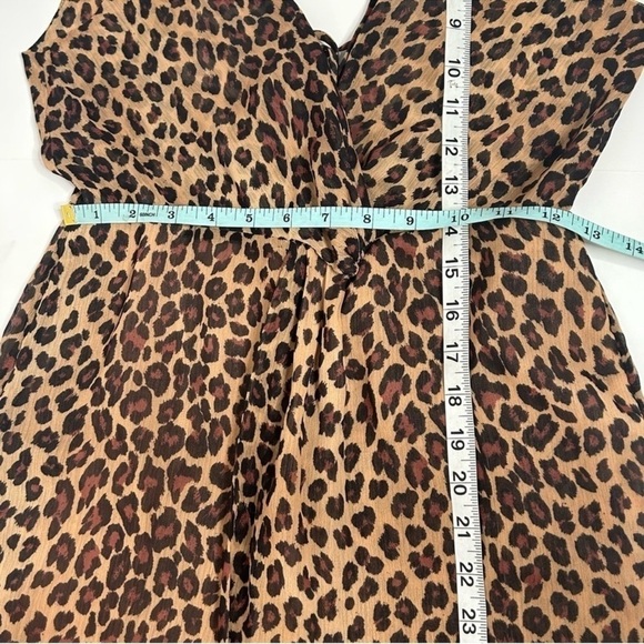 Jonathan Simkhai Leopard Print Surplice V-Neck Jumpsuit - Picture 12 of 13